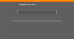 Desktop Screenshot of bodydetox-jane.com